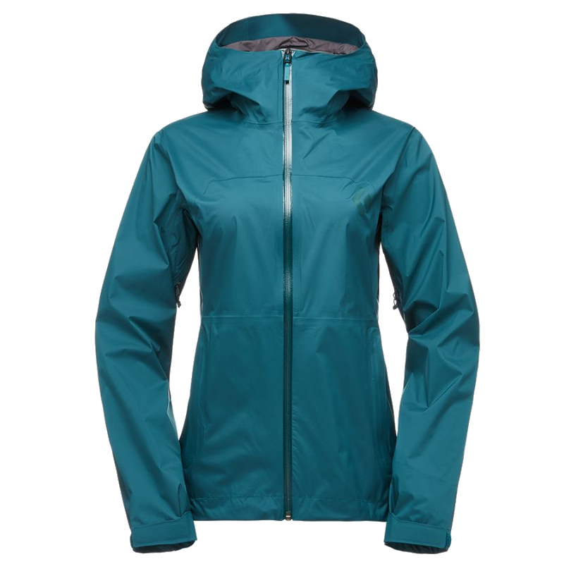 Black Diamond Stormline Stretch Rain Shell Womens spruce XXS