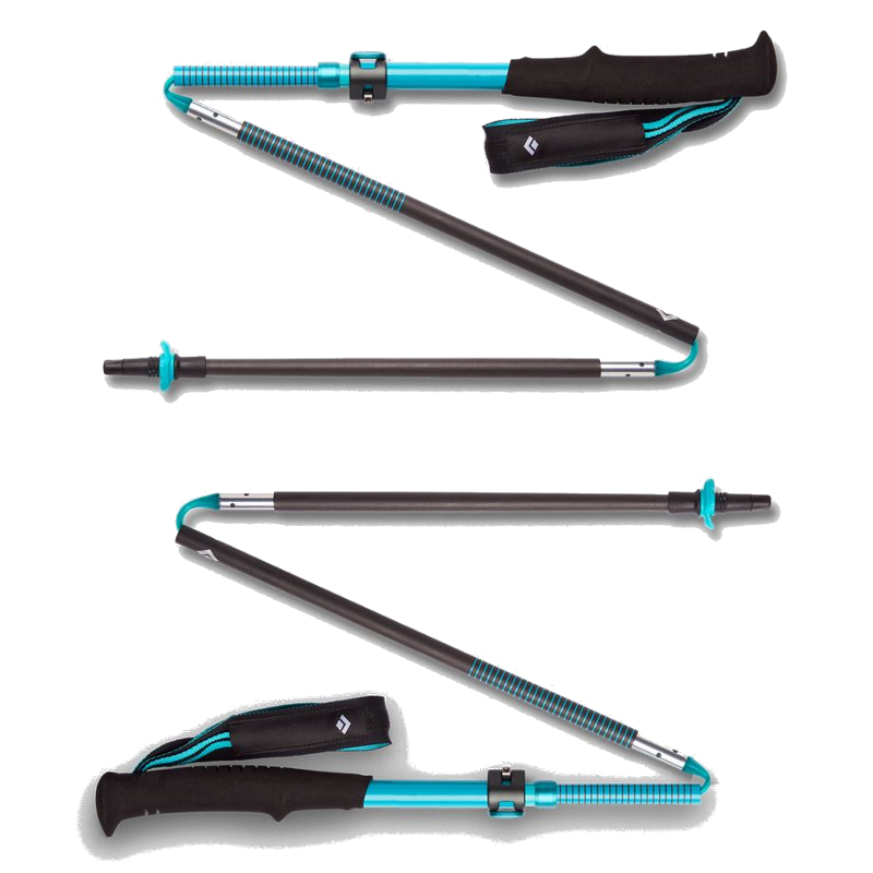 Black Diamond W Distance Carbon FLZ Poles dark patina 125