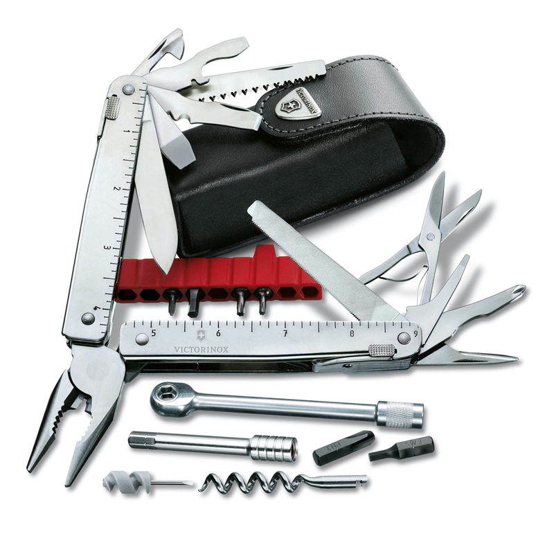 Victorinox SwissTool X Plus Ratsche in Lederetui (3.0339.L)