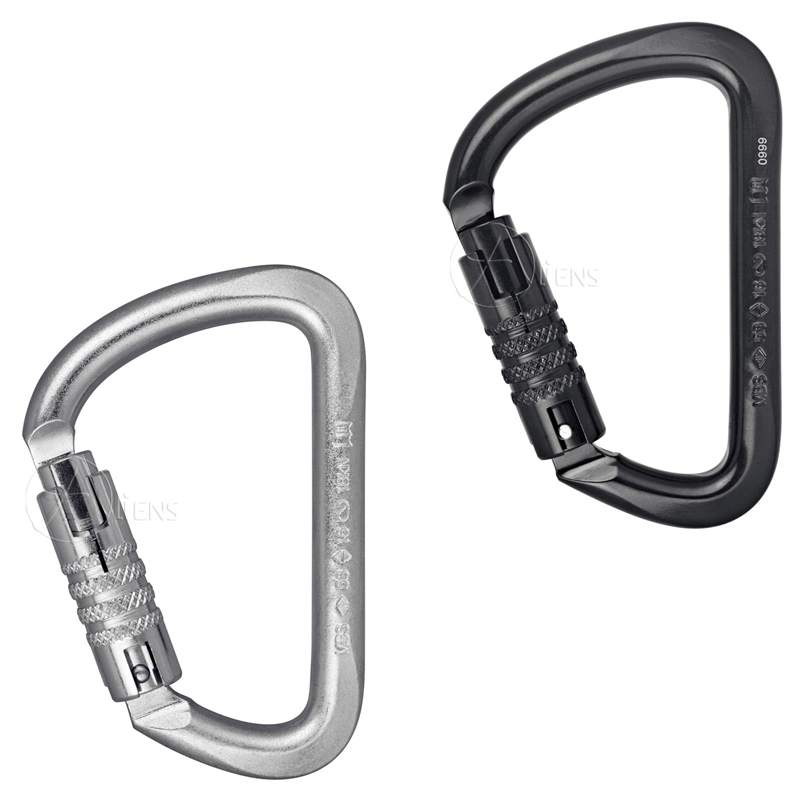 Aliens Karabiner Stahl D Trilock Industriekarabiner