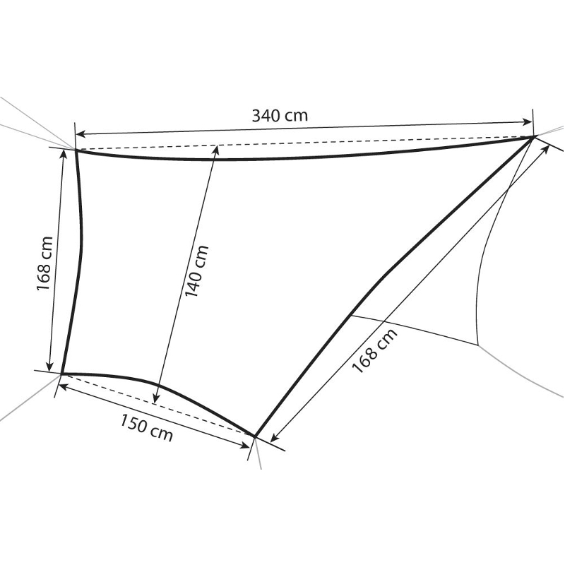 Amazonas Adventure Tarp 340 x 280 cm