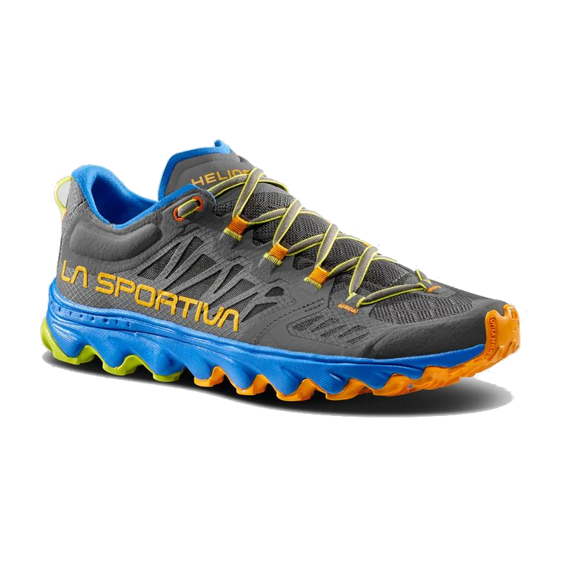 La Sportiva Helios 3 metal/electric blue 41