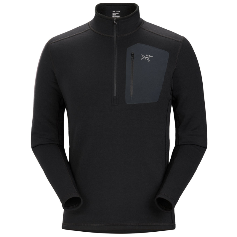 Arcteryx Rho Heavyweight Zip Neck black L
