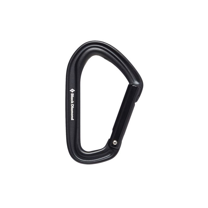 Black Diamond Hotforge straight gate Karabiner black