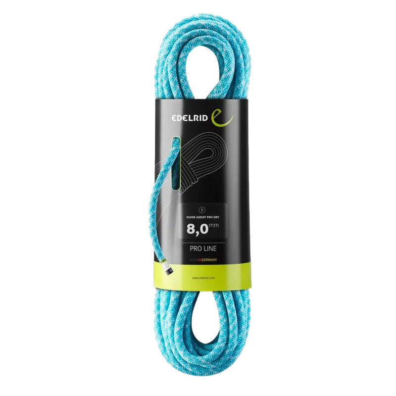 Edelrid Guide Assist Pro Dry 8 mm Gletscherseil/dyn. Reepschnur