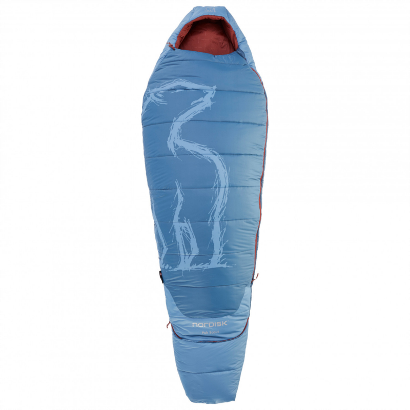 Nordisk Sommerschlafsack Puk Scout Kinderschlafsack + 5 130-170 cm majolica blue