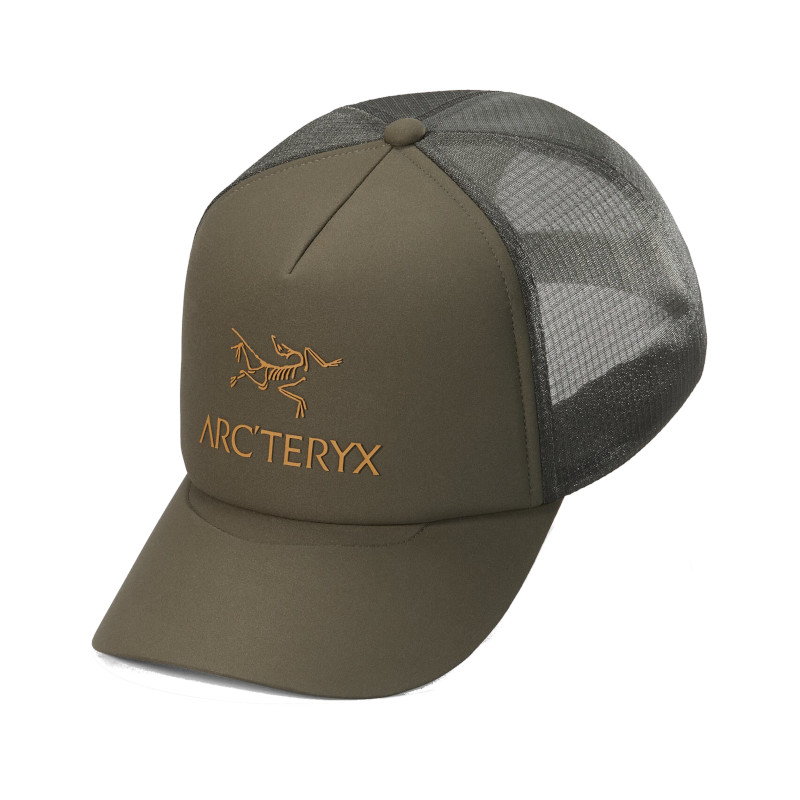 Arcteryx Bird Word Trucker Curved Cap tatsu forage yukon